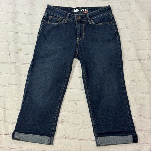 Levi's Denim - LEVI’S Denizen dark wash denim Women's Blue Cropped Cuffed Jeans size 2 GUC